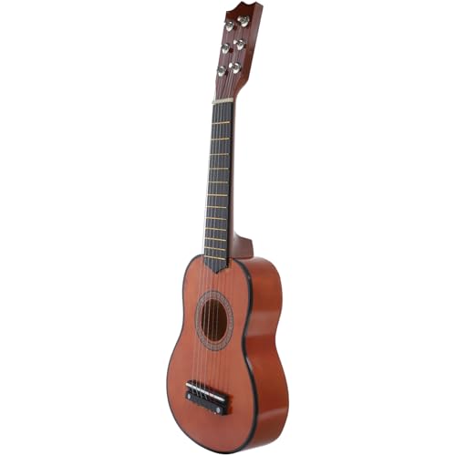UKCOCO Holz Gitarre für Lernspielzeug für Junge Musikliebhaber Fördert Kreativität und Musikalisches Interesse Klare Klänge für Anfänger und Fortgeschrittene von UKCOCO