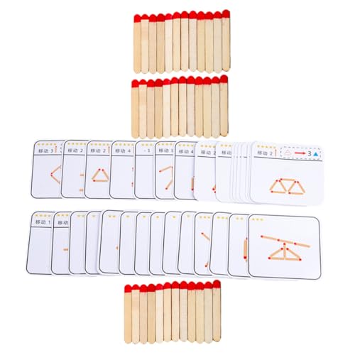 UKCOCO Holzpuzzle aus Sicherem Material mit Wasserbasierter Farbe Fördert Logisches Denken Feinmotorik und Formenerkennung Pädagogisches Lernspielzeug für Kleinkinder Ab Jahren von UKCOCO