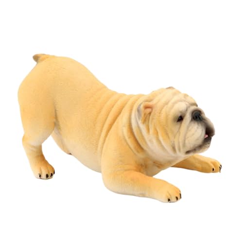 UKCOCO Hundeform Dekoration aus Kunststoff Bulldoggen Modell für Frühe Bildung Realistische Hundestatue und Stilvolle Heimdekoration Langlebig und Detailgetreu UKCOCO Hundeform Dekoration aus Kunststoff Bulldoggen Modell für Frühe Bildung Realistische Hundestatue und Stilvolle Heimdekoration Langlebig und Detailgetreu von UKCOCO