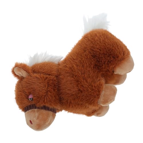 UKCOCO Jahr des Pferdes Maskottchen Kuscheltier aus Weichem Braunem Plüsch für Erwachsene Dekoration für Zuhause Büro und Partys UKCOCO Jahr des Pferdes Maskottchen Kuscheltier aus Weichem Braunem Plüsch für Erwachsene Dekoration für Zuhause Büro und Partys von UKCOCO