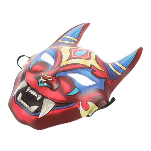 UKCOCO Japanische Cosplay Maske für Halloween Handgefertigte Oni Maske für Partys und Bühnenaufführungen für Rollenspiele Einzigartiges Design UKCOCO Japanische Cosplay Maske für Halloween Handgefertigte Oni Maske für Partys und Bühnenaufführungen für Rollenspiele Einzigartiges Design von UKCOCO