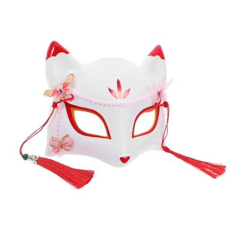 UKCOCO Japanische Fuchsmaske für Halloween Kostümpartys Kreative Partymaske für Erwachsene Cosplay Zubehör für Maskeradekugeln Festlichkeiten Langlebige UKCOCO Japanische Fuchsmaske für Halloween Kostümpartys Kreative Partymaske für Erwachsene Cosplay Zubehör für Maskeradekugeln Festlichkeiten Langlebige von UKCOCO