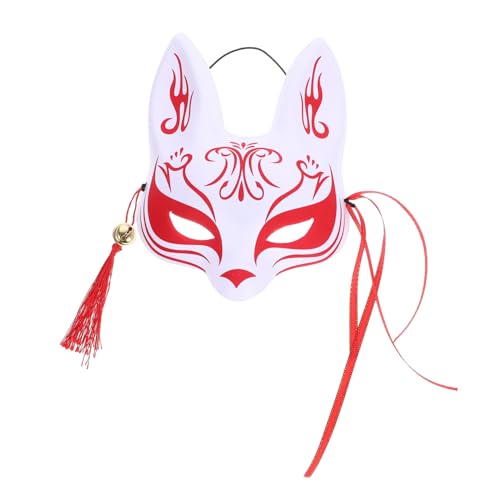 UKCOCO Japanische Halbes Gesicht Fuchsmaske Cosplay Party Maske Tiermasken Erwachsene Halbgesichtsmaske Für Maskerade Halloween Karneval Kostüm UKCOCO Japanische Halbes Gesicht Fuchsmaske Cosplay Party Maske Tiermasken Erwachsene Halbgesichtsmaske Für Maskerade Halloween Karneval Kostüm von UKCOCO