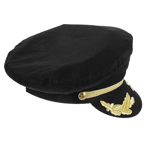 UKCOCO Kapitänsmütze für Cosplay Partys Marineblaue Leicht Atmungsaktiv für Seemannskostüme Halloween Dekoration UKCOCO Kapitänsmütze für Cosplay Partys Marineblaue Leicht Atmungsaktiv für Seemannskostüme Halloween Dekoration von UKCOCO