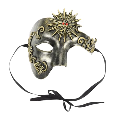 UKCOCO Karnevalsmaske Halbmaske Halloween Herrenmasken-Maskerade Partymaske Maskerademaske Für Männer Und Frauen Cosplay-Maske Maskerade-Maske Für Frauen Golden Abs UKCOCO Karnevalsmaske Halbmaske Halloween Herrenmasken-Maskerade Partymaske Maskerademaske Für Männer Und Frauen Cosplay-Maske Maskerade-Maske Für Frauen Golden Abs von UKCOCO