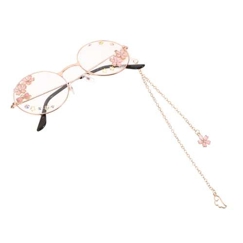 UKCOCO Kawaii Cosplay Brille mit Rundem Rahmen und Gothic Schleife Party Eyeglasses für Frauen Teen Mädchen Stabiles Material Modisches Zubehör für Festivals und Kostüme UKCOCO Kawaii Cosplay Brille mit Rundem Rahmen und Gothic Schleife Party Eyeglasses für Frauen Teen Mädchen Stabiles Material Modisches Zubehör für Festivals und Kostüme von UKCOCO