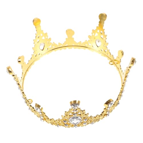 UKCOCO Kleine Cake Topper mit Funkelnden Strasssteinen Geburtstags und Hochzeitstorten Dekoration Goldfarbener Kuchen Schmuck für Festliche Anlässe und Fotoshootings von UKCOCO