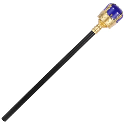 UKCOCO Königlicher Zauberstab für Halloween Cosplay Requisite Robustes Sicheres Kunststoffzubehör für Kostümparty Bühnenperformance Design für Hexen UKCOCO Königlicher Zauberstab für Halloween Cosplay Requisite Robustes Sicheres Kunststoffzubehör für Kostümparty Bühnenperformance Design für Hexen von UKCOCO