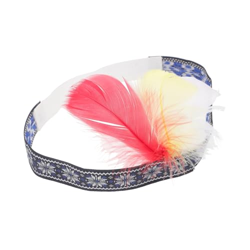 UKCOCO Kopfschmuck mit Federn für Karneval Kostümpartys und Cosplay Bezauberndes Haarband für Besondere Anlässe Einzigartiges für Kleine Prinzessinnen Leicht von UKCOCO