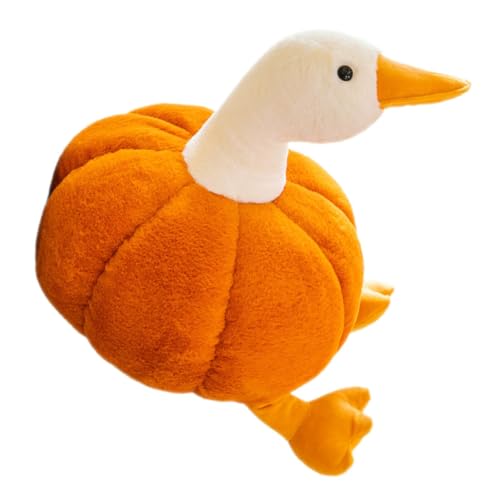 UKCOCO Kuscheltier gefüllte Puppe süßer Plüsch Heimpuppe Süße Puppe Kürbis-Wurfskissen ausgestopftes Tierspielzeug Plüschtier bequem gefüllt süße Stoffpuppe Orange von UKCOCO