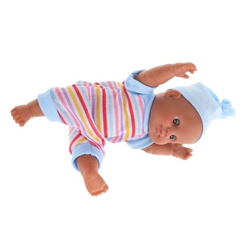 UKCOCO Lebensechte Babypuppe aus Vinyl Große Simulationspuppe Bewegliche Dekorative für Kinderzimmer und Puppenhaus Niedliches von UKCOCO