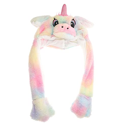 UKCOCO Lustige Tiermütze mit Beweglichen Hasenohren Plüschhüte für Karneval Fasching Musikfestivals und Kinderkostüm Bunte Einhorn Party Accessoire UKCOCO Lustige Tiermütze mit Beweglichen Hasenohren Plüschhüte für Karneval Fasching Musikfestivals und Kinderkostüm Bunte Einhorn Party Accessoire von UKCOCO