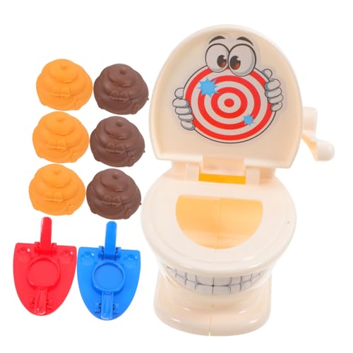 UKCOCO Lustiges Poop Shoot Set Prank Gadgets für Kindergeburtstag Familienfeier Interaktives Scherzartikel Partyspiel Spaßige Toiletten Attrappe für Kreative von UKCOCO