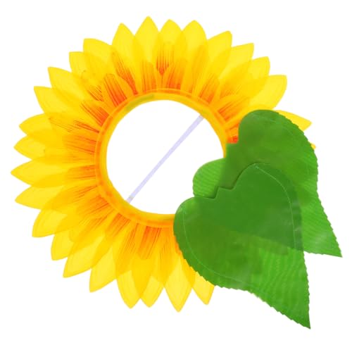UKCOCO Lustiges Sonnenblumen Kopfschmuck mit Handschuhen Realistische Farben Vielseitiges Blumenkostüm für Teens Karneval Bühnenauftritte Halloween und Party Zufällige Zufällige Farbe UKCOCO Lustiges Sonnenblumen Kopfschmuck mit Handschuhen Realistische Farben Vielseitiges Blumenkostüm für Teens Karneval Bühnenauftritte Halloween und Party Zufällige Zufällige Farbe von UKCOCO