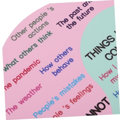 UKCOCO Magnetischer Gefühlsrad Sticker aus PVC Weiche Magnetfolie in Himmelblau und Rosa für Laptop Kühlschrank und Whiteboard Fördert Kommunikation und Emotionale im Unterricht und von UKCOCO