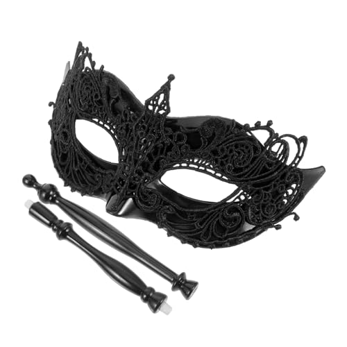 UKCOCO Maskerade Maske für Damen Spitze Handheld Design für Halloween Karneval Kostümpartys Bälle Leicht Langlebig UKCOCO Maskerade Maske für Damen Spitze Handheld Design für Halloween Karneval Kostümpartys Bälle Leicht Langlebig von UKCOCO