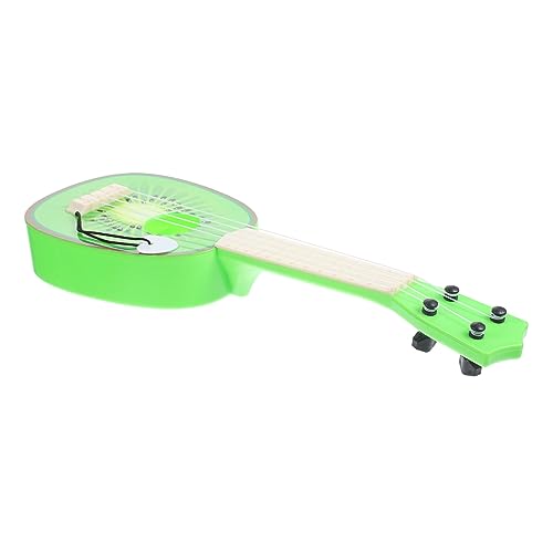 UKCOCO Mini Gitarren Simulationsinstrument Modell mit Fruchtmuster für Anfänger Party Dekoration für Strandpartys und Grillabende Langlebiges Kunststoffmaterial Auffälliges von UKCOCO
