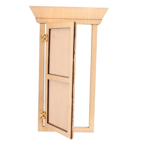 UKCOCO Mini -Hausmodellmöbel Tiny Doll House Door Szenenmöbel Miniatur-Türdekoration Puppenhaus winzige Tür Miniaturmöbel Miniatur-Puppenhaustür Spielzeugtür hölzern Beige UKCOCO Mini -Hausmodellmöbel Tiny Doll House Door Szenenmöbel Miniatur-Türdekoration Puppenhaus winzige Tür Miniaturmöbel Miniatur-Puppenhaustür Spielzeugtür hölzern Beige von UKCOCO
