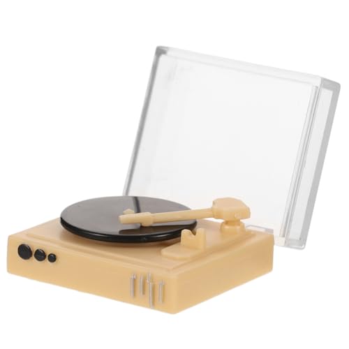 UKCOCO Mini Plattenspielermodell für Puppenhaus Retro Elektrogerät für Wohn und Schlafzimmerdekoration Verarbeitung und Vielseitige Anwendung Mini Szenen UKCOCO Mini Plattenspielermodell für Puppenhaus Retro Elektrogerät für Wohn und Schlafzimmerdekoration Verarbeitung und Vielseitige Anwendung Mini Szenen von UKCOCO
