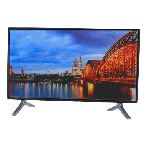 UKCOCO Mini-TV Fernseher Miniaturmöbel Miniatur -Dinge Spielzeugmöbel Kleine TV-Klassiker Mini-Vintage- Mikrominiaturen Miniatur-Zubehör Miniatur-TV- winzige Möbel pla von UKCOCO