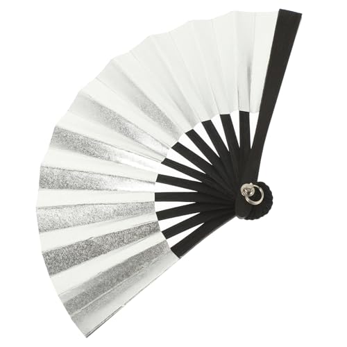UKCOCO Miniatur Papierfächer Silber Faltbarer Handventilator für DIY Basteln Puppenhaus Miniatur Partydekoration Handgehalten Stilvoll und Leicht zu Öffnen UKCOCO Miniatur Papierfächer Silber Faltbarer Handventilator für DIY Basteln Puppenhaus Miniatur Partydekoration Handgehalten Stilvoll und Leicht zu Öffnen von UKCOCO