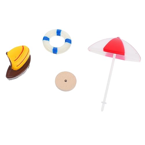 UKCOCO Miniatur Strand Dekoration Mikrolandschaft mit DIY Beachstyle Figuren Sonnenschirm und Boot Wetterfeste Mini Deko für Puppenhaus Garten und Tischdeko Farblich Zufällige Farbe UKCOCO Miniatur Strand Dekoration Mikrolandschaft mit DIY Beachstyle Figuren Sonnenschirm und Boot Wetterfeste Mini Deko für Puppenhaus Garten und Tischdeko Farblich Zufällige Farbe von UKCOCO