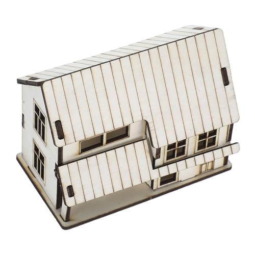 UKCOCO Miniaturhaus Diorama- -Puzzle Rustikale Villa-modellbausätze Miniatur-hütte Für Puppenhaus Hausmontagemodell Weihnachtsszenenfiguren Kabinenmodell Beige Holz UKCOCO Miniaturhaus Diorama- -Puzzle Rustikale Villa-modellbausätze Miniatur-hütte Für Puppenhaus Hausmontagemodell Weihnachtsszenenfiguren Kabinenmodell Beige Holz von UKCOCO