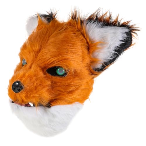 UKCOCO Pelzige Cosplay Maske für Halloween Witzige Tiermaske für Maskerade Kostümpartys Accessoires für Rollenspiele Besondere Anlässe UKCOCO Pelzige Cosplay Maske für Halloween Witzige Tiermaske für Maskerade Kostümpartys Accessoires für Rollenspiele Besondere Anlässe von UKCOCO