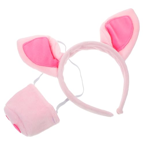 UKCOCO Pig Kostüm mit Schweine Nase und Tier Haarreif Teiliges Cosplay Zubehör für Halloween Karneval Geburtstage und Tier Verkleidung Auffälliges Party Accessoire für Erwachsene UKCOCO Pig Kostüm mit Schweine Nase und Tier Haarreif Teiliges Cosplay Zubehör für Halloween Karneval Geburtstage und Tier Verkleidung Auffälliges Party Accessoire für Erwachsene von UKCOCO