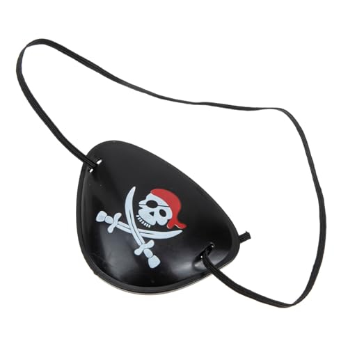 UKCOCO Piraten Augenklappe mit Leichte und Bequeme Einäugige Augenmaske für Halloween Party Cosplay Einzigartiges Schwarzes Piraten Design für Kostümveranstaltungen UKCOCO Piraten Augenklappe mit Leichte und Bequeme Einäugige Augenmaske für Halloween Party Cosplay Einzigartiges Schwarzes Piraten Design für Kostümveranstaltungen von UKCOCO