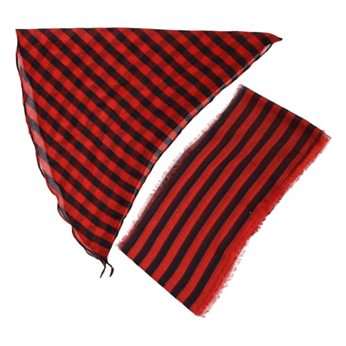 UKCOCO Piratenkostüm für Halloween mit Bandana Augenmaske Gürtel Ohrringen Vielseitige Accessoires für Damen Herren Cosplay Theateraufführungen UKCOCO Piratenkostüm für Halloween mit Bandana Augenmaske Gürtel Ohrringen Vielseitige Accessoires für Damen Herren Cosplay Theateraufführungen von UKCOCO