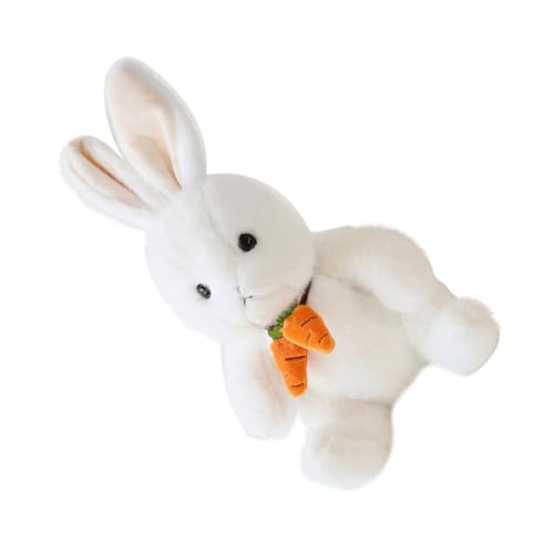 UKCOCO Plüschkaninchen Fluffy Bunny Doll mit Karottenhalsband Weiches Gefülltes Bunny Toy für Kuscheltier für Dekoration Großes Weißes Plüschkaninchen UKCOCO Plüschkaninchen Fluffy Bunny Doll mit Karottenhalsband Weiches Gefülltes Bunny Toy für Kuscheltier für Dekoration Großes Weißes Plüschkaninchen von UKCOCO