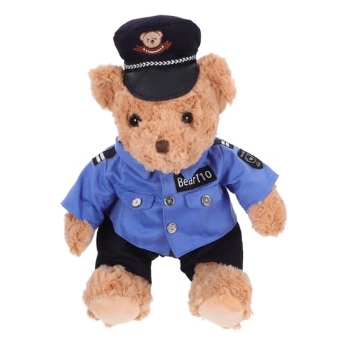 UKCOCO Polizeibärenpuppe Stofftier Bär Für Simulieren Kuscheltier Stofftierbär Sachen Kinderspielzeug Bär Gefüllt Neugeborenes Teenager Klein Plüsch UKCOCO Polizeibärenpuppe Stofftier Bär Für Simulieren Kuscheltier Stofftierbär Sachen Kinderspielzeug Bär Gefüllt Neugeborenes Teenager Klein Plüsch von UKCOCO