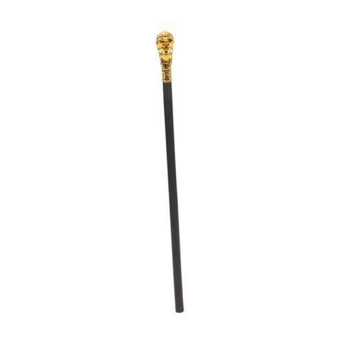 UKCOCO Punk Style Lion Walking Cane Detaillierter Löwenkopf Gehstock für Halloween Cosplay und Partys und Leicht Langlebig Kostümzubehör von UKCOCO
