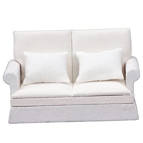 UKCOCO Puppenhaus Wohnzimmer Weißes Couch für Kreative für Puppenmöbel und Szenen Gestaltung UKCOCO Puppenhaus Wohnzimmer Weißes Couch für Kreative für Puppenmöbel und Szenen Gestaltung von UKCOCO