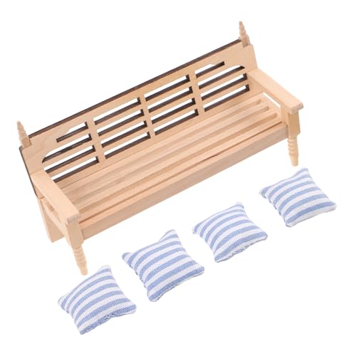 UKCOCO Puppenmöbel für Dollhouse Handgefertigtes Mini Sofa für Kreative Spielwelten Dekoratives und Funktionales Zubehör für Puppenspiele UKCOCO Puppenmöbel für Dollhouse Handgefertigtes Mini Sofa für Kreative Spielwelten Dekoratives und Funktionales Zubehör für Puppenspiele von UKCOCO