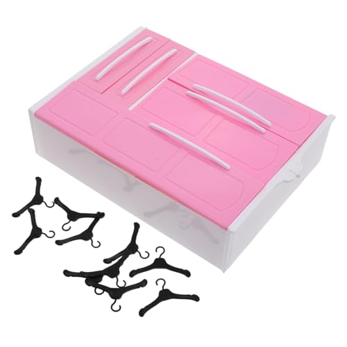UKCOCO -Puppenschrank Puppenbekleidungsregal Puppenmöbel Kleiderbügel für Puppen Puppenhaus-Werkzeuge Küchenschränke für Puppenstuben Mini-Kleiderbügel 1 12 Kleiderschrank Plastik UKCOCO -Puppenschrank Puppenbekleidungsregal Puppenmöbel Kleiderbügel für Puppen Puppenhaus-Werkzeuge Küchenschränke für Puppenstuben Mini-Kleiderbügel 1 12 Kleiderschrank Plastik von UKCOCO