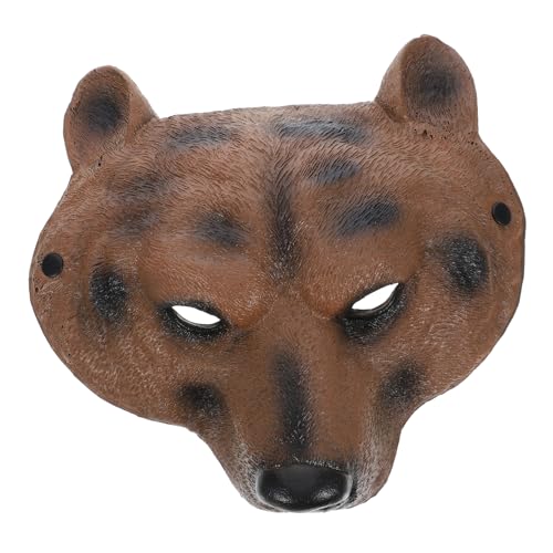 UKCOCO Realistische Bärenmaske aus PU Material Wiederverwendbar Elastisches Band Komfortabel und Langlebig Tierkopf Maske für Kostüm und Maskenball Party Geeignet für Erwachsene und UKCOCO Realistische Bärenmaske aus PU Material Wiederverwendbar Elastisches Band Komfortabel und Langlebig Tierkopf Maske für Kostüm und Maskenball Party Geeignet für Erwachsene und von UKCOCO