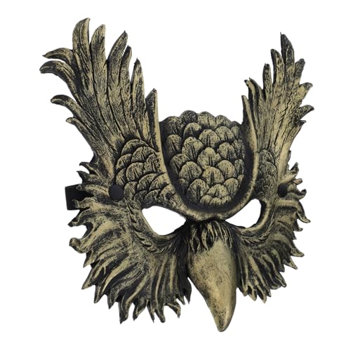 UKCOCO Realistische Eulenmaske aus Atmungsaktivem PU Material Leichte Cosplay Maske für Halloween Karneval Maskerade und Themenpartys Vielseitig Einsetzbar für Damen und Herren UKCOCO Realistische Eulenmaske aus Atmungsaktivem PU Material Leichte Cosplay Maske für Halloween Karneval Maskerade und Themenpartys Vielseitig Einsetzbar für Damen und Herren von UKCOCO