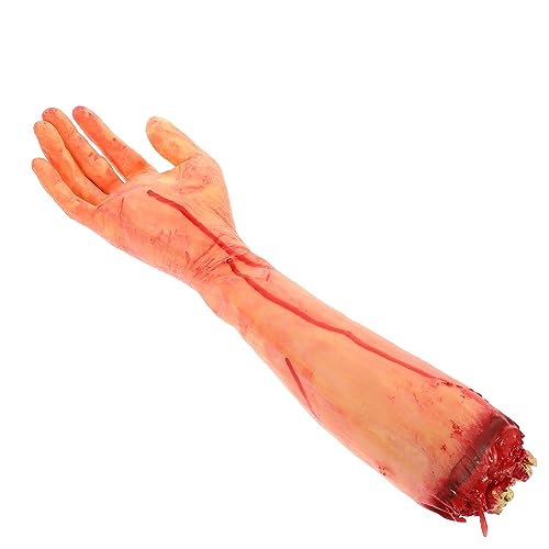 UKCOCO Realistische Halloween Deko Abgetrennter Arm Prop Gruselige Deko für Innen und Außen Party Dekoration Simulierte Gebrochene Arm Requisite für Halloween von UKCOCO