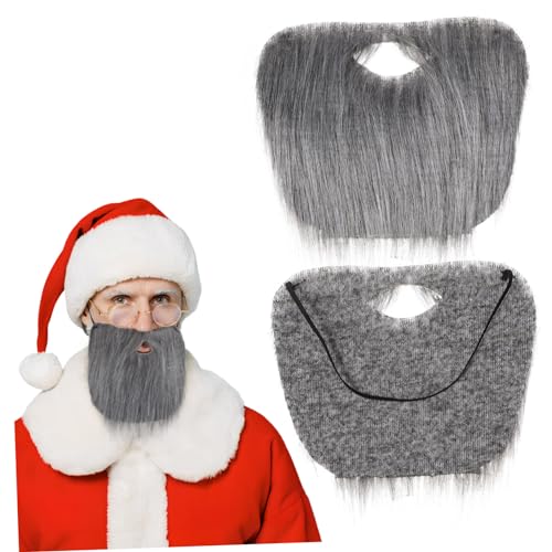 UKCOCO Realistischer mit Verstellbarem Band Tragbarer Fake Beard für Weihnachten Halloween Cosplay Fasching und Bühnenauftritte UKCOCO Realistischer mit Verstellbarem Band Tragbarer Fake Beard für Weihnachten Halloween Cosplay Fasching und Bühnenauftritte von UKCOCO