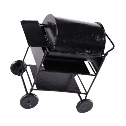 UKCOCO Realistisches BBQ Rack Handcart Modell für Miniaturküche Hochwertige Puppenhausmöbel für Kreative Spielszenen UKCOCO Realistisches BBQ Rack Handcart Modell für Miniaturküche Hochwertige Puppenhausmöbel für Kreative Spielszenen von UKCOCO