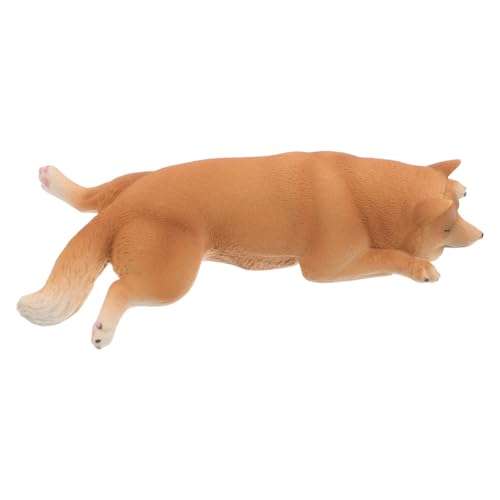 UKCOCO Realistisches Schlaf Hundemodell aus Kunststoff Dekorative Tierfigur für Süßes Simulationsspielzeug und Kognitiven Entwicklung UKCOCO Realistisches Schlaf Hundemodell aus Kunststoff Dekorative Tierfigur für Süßes Simulationsspielzeug und Kognitiven Entwicklung von UKCOCO