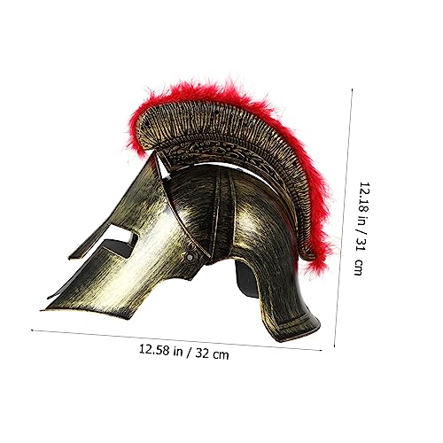 UKCOCO Römischer Soldatenhelm Cosplay Helm mit Kamm Antiker Corinthian Helm für Erwachsene Mittelalterliche Verkleidungspartys und Römische Themenveranstaltungen UKCOCO Römischer Soldatenhelm Cosplay Helm mit Kamm Antiker Corinthian Helm für Erwachsene Mittelalterliche Verkleidungspartys und Römische Themenveranstaltungen von UKCOCO