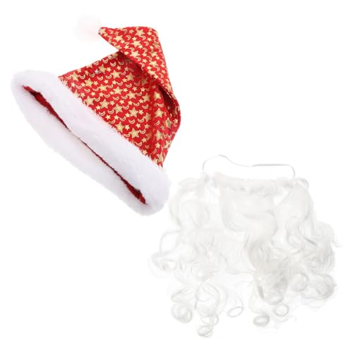 UKCOCO Santa Claus Kostümset Teilig mit Langem Lockigem und Kompakter Weihnachtsmütze Vielseitig Einsetzbar für Weihnachten Karneval Partys und Kostümveranstaltungen UKCOCO Santa Claus Kostümset Teilig mit Langem Lockigem und Kompakter Weihnachtsmütze Vielseitig Einsetzbar für Weihnachten Karneval Partys und Kostümveranstaltungen von UKCOCO