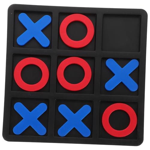UKCOCO Schachspiel Rote O Blaue X Tragbares Schachbrett Lernspielzeug für Tischspielzeug Fördert Logisches und Problemlösungsfähigkeiten von UKCOCO