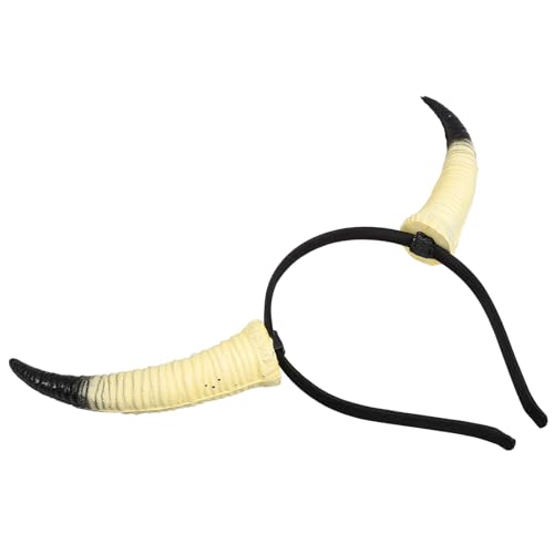 UKCOCO Schafhorn Stirnband für Erwachsene Kreatives Cosplay Zubehör für Halloween und Feste Leicht Einfach zu Tragen Einzigartiges Design für Partys und Maskeraden Vielseitige Haarspange von UKCOCO