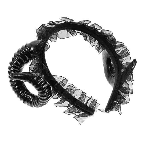 UKCOCO Schafhorn Stirnband für Halloween Teufel Kostüm Kopfschmuck für Fotografie Cosplay und Mottopartys Leicht und Bequem Passt für Haartypen und Kopfgrößen UKCOCO Schafhorn Stirnband für Halloween Teufel Kostüm Kopfschmuck für Fotografie Cosplay und Mottopartys Leicht und Bequem Passt für Haartypen und Kopfgrößen von UKCOCO