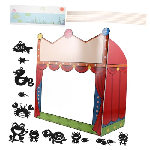 UKCOCO Schattenpuppenset für Kreatives DIY Bastelkit Kunst und Wissenschaft für Schulprojekte und Geschichtenerzählen mit Materialien für Puppen und Experimente von UKCOCO