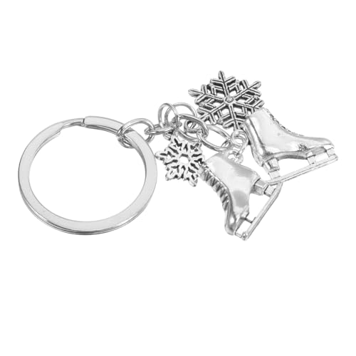 UKCOCO Schlittschuh Schlüsselanhänger Eislaufzubehör Skate-Schlüsselanhänger, Skaten-Partygeschenke Zinklegierung Silver UKCOCO Schlittschuh Schlüsselanhänger Eislaufzubehör Skate-Schlüsselanhänger, Skaten-Partygeschenke Zinklegierung Silver von UKCOCO